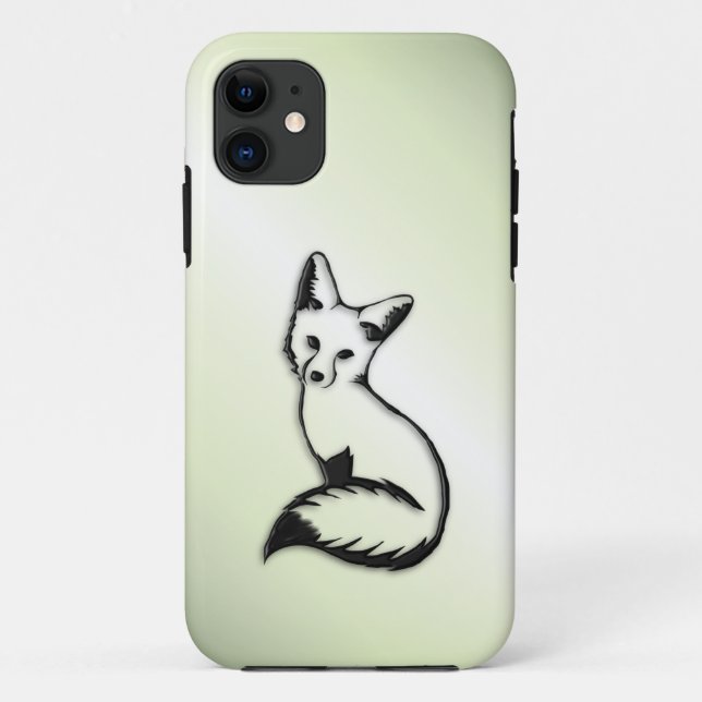 Green Fox   Case-Mate iPhone Case (Back)