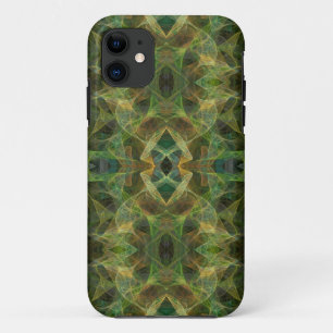 Green Fractal iPhone 5 Case-Mate Barely There 11 Case