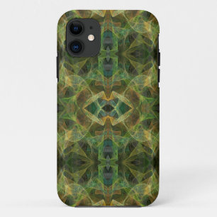 Green Fractal iPhone 5 Custom Case-Mate ID 11 Case