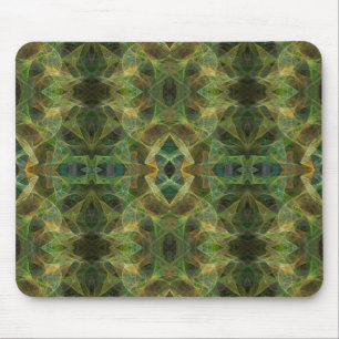 Green Fractal Mousepad