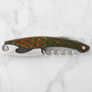 'Green framed eyes', scratches or red grating. Corkscrew