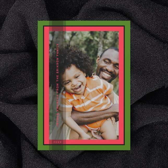 Green Framed Holiday Card (Creator Uploaded)