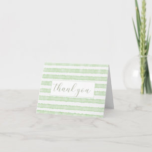 Green Fresh off the Market Bridal Shower Thank You Card