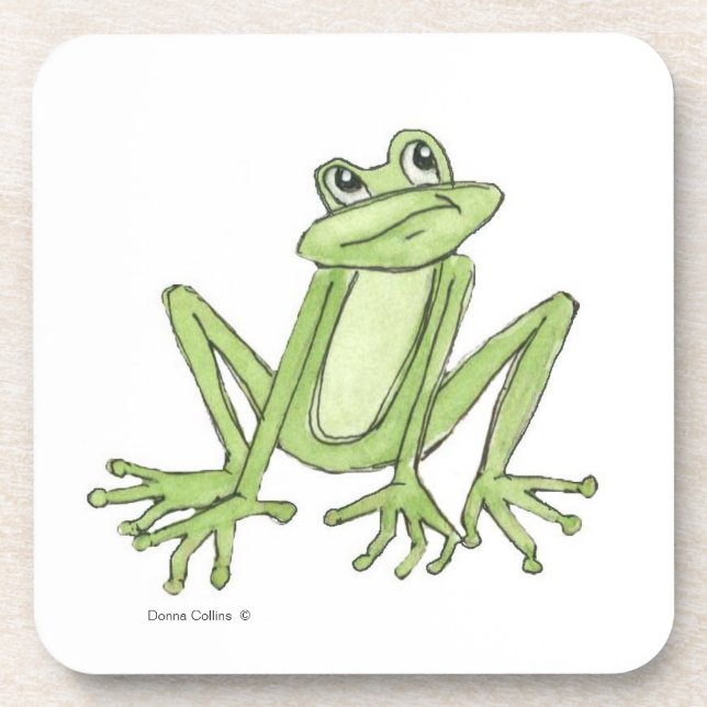 Green Frog Coasters (Front)