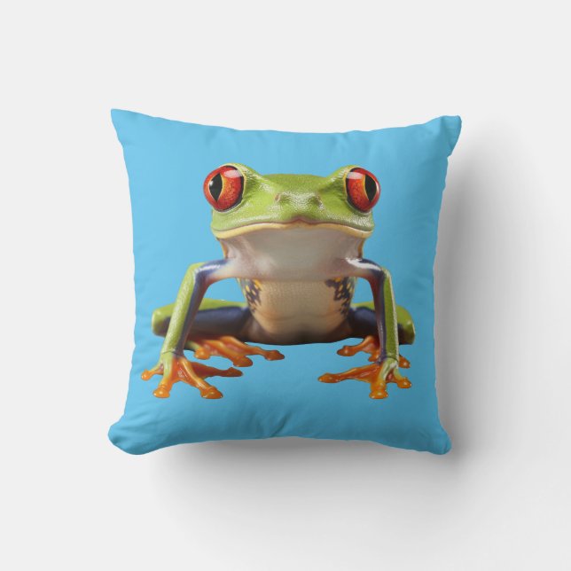 Green Frog Cushion (Front)