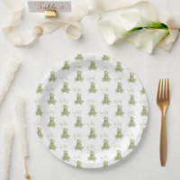 Green Frog Cute Whimsical Baby Shower