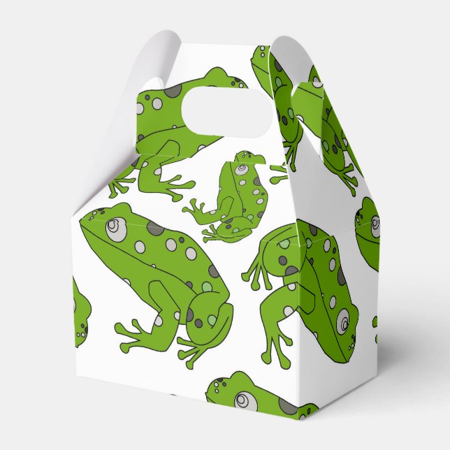 Green Frog Favour Box (Front Side)