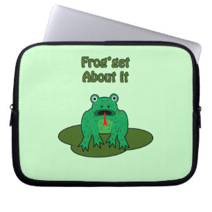 Green Frog - Frog Get About It Laptop Sleeve