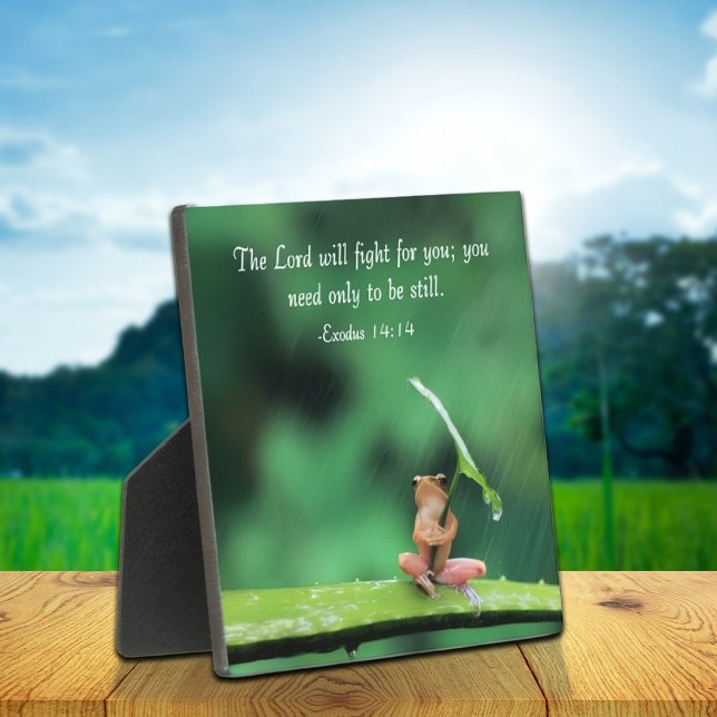 Green Frog Inspirational  Plaque (Creator Uploaded)