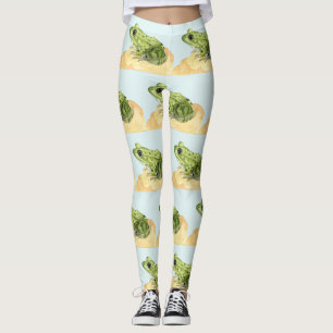 Green Frog Leggings