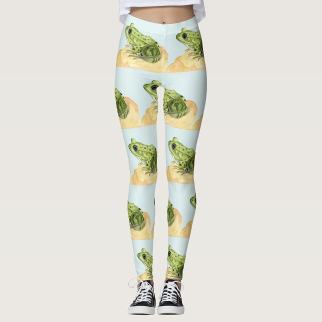 Green Frog Leggings (Front)