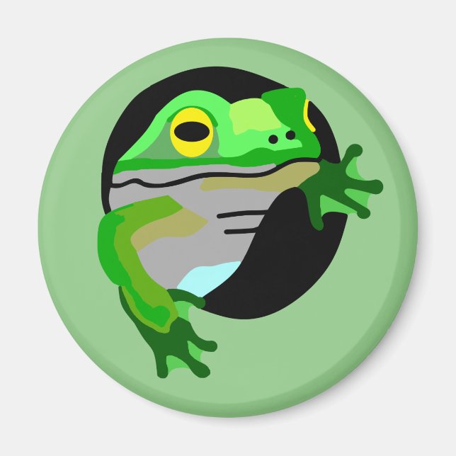 Green Frog   Magnet (Front)