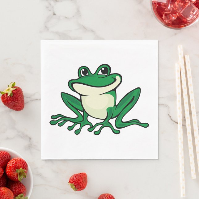 Green Frog Napkin (Creator Uploaded)