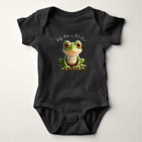 Green Frog Personalised Baby Gift