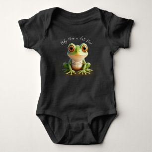 Green Frog Personalized Baby Gift Bodysuit