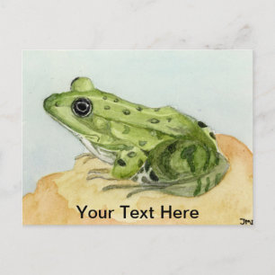 Green Frog Postcard
