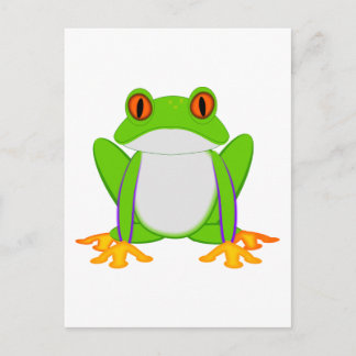 Green Frog Postcard