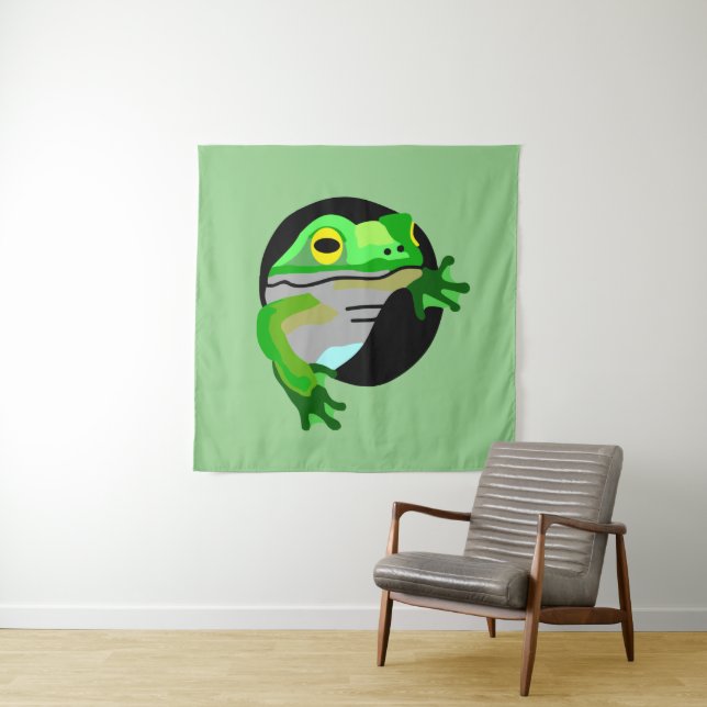 Green Frog   Tapestry (In Situ)