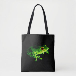 Green Frog Tote Bag