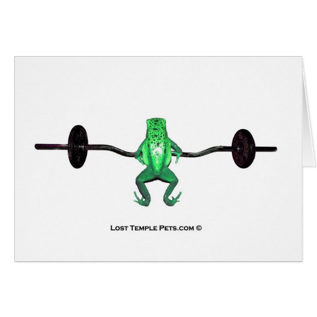green frog with weights (Front Horizontal)