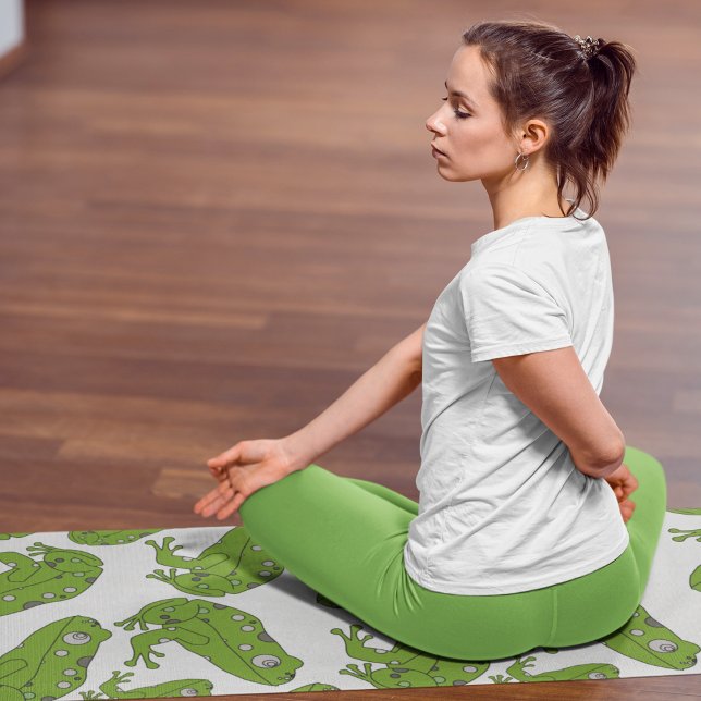Green Frog Yoga Mat (Creator Uploaded)