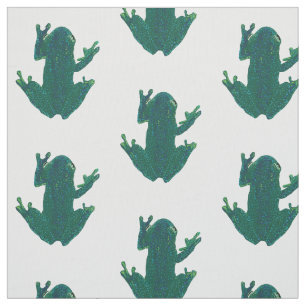Green Frogs Fabric