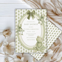 Green Frogs Whimsical Baby Shower