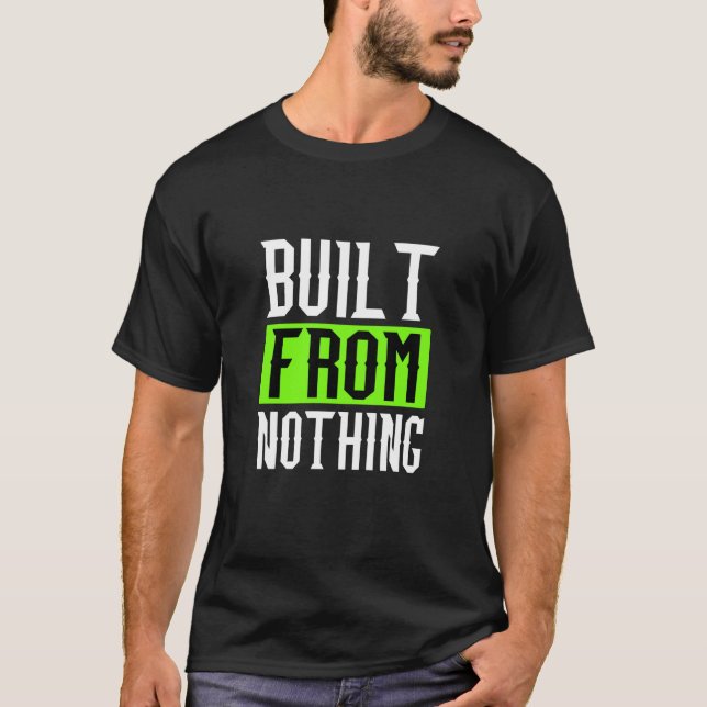 Green from Scratch Green Graphic T-Shirt (Front)