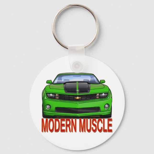 GREEN_FRONT_CAMARO.png Key Ring (Front)