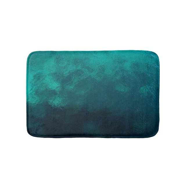 Green Frosted Glass Texture Bath Mat (Front)