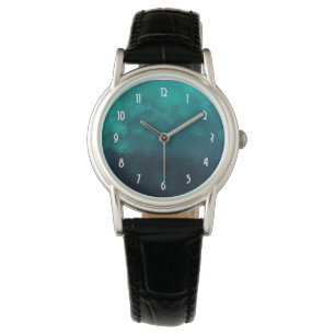 Green Frosted Glass Texture Watch