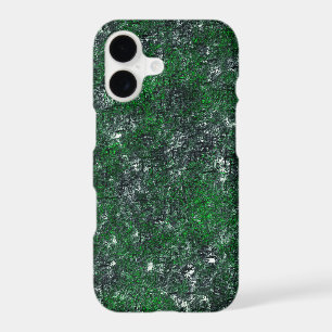 Green fungus upon whitish grey rock or tree trunk