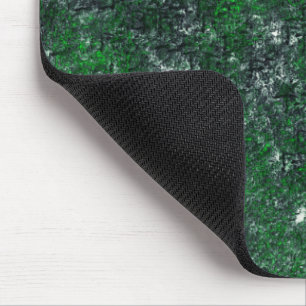Green fungus upon whitish grey rock or tree trunk mouse pad