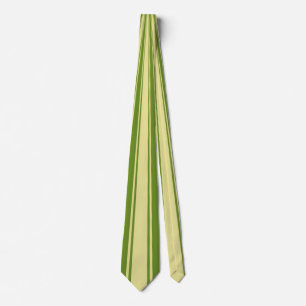 Green Funky Stripe Pattern Tie
