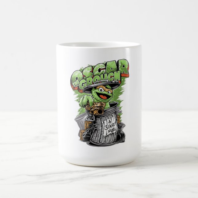 Green Garbage Monster  Coffee Mug (Center)
