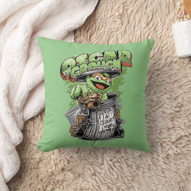 Green Garbage Monster Cushion (Blanket)