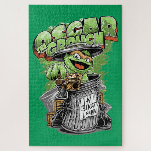 Green Garbage Monster Jigsaw Puzzle
