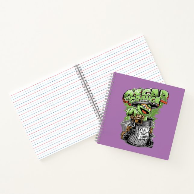 Green Garbage Monster  Notebook (Inside)