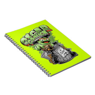 Green Garbage Monster Notebook