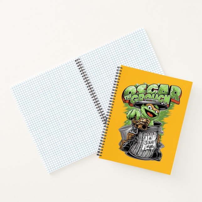 Green Garbage Monster  Notebook (Inside)