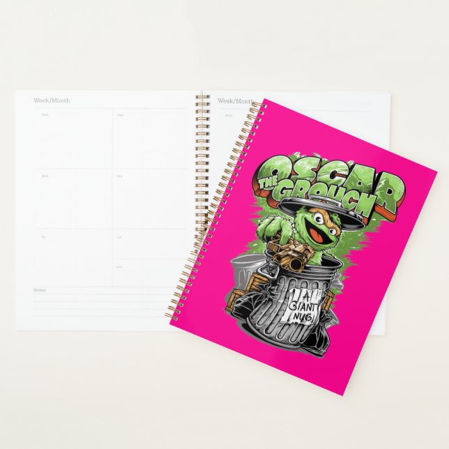 Green Garbage Monster  Planner (Display)