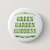 Green Garden Goddess Saying