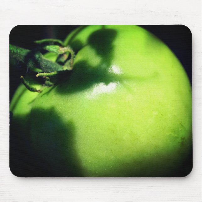 Green Garden Tomato Mouse Pad (Front)