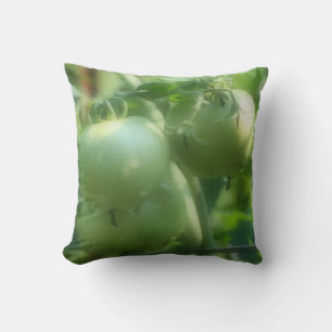 Green Garden Tomatoes Nature Cushion
