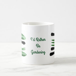 Green Gardening Tools Coffee Mug