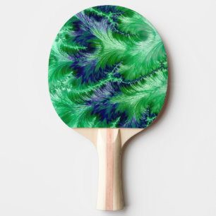 ~ GREEN GAZE ~ Original Fractal ~ Ping Pong Paddle
