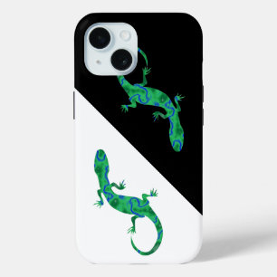 Green Gecko iPhone 15 Case