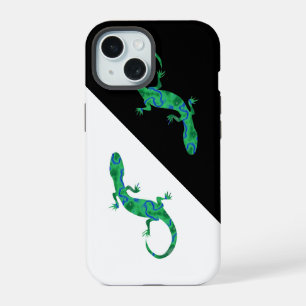 Green Gecko iPhone 15 Case
