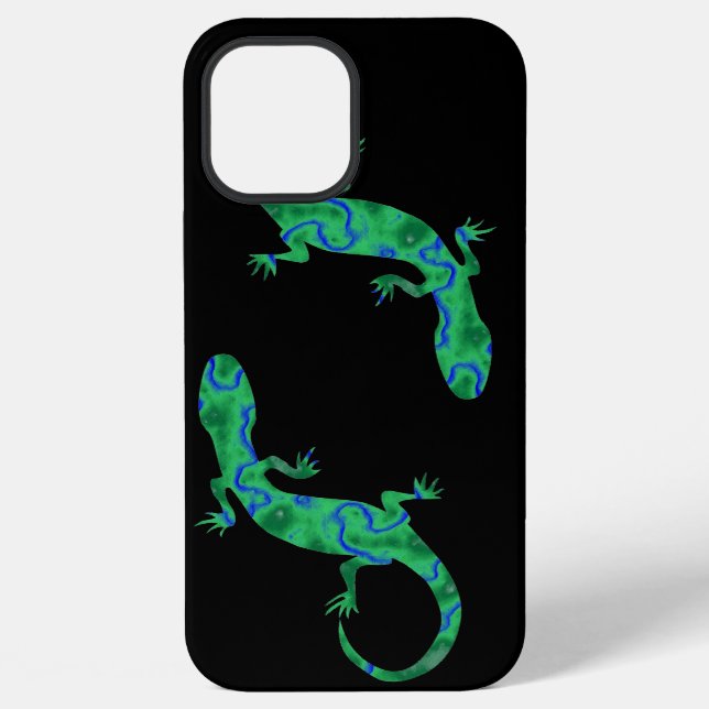 Green Gecko iPhone Case (Back)