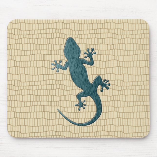 Green Gecko on Reptile Mouse Pad (Front)